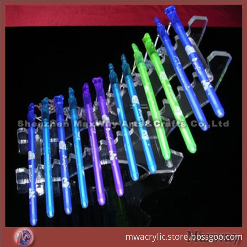 Acrylic transparent sling chair shaped pen holder/stand